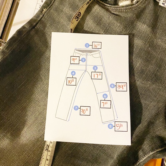 ABERCROMBIE | Gray Stretch Denim SZ 8 - Picture 7 of 7